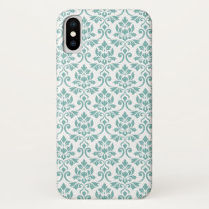 Capa Para iPhone Da Case-Mate Feuille Damask Teal Pattern