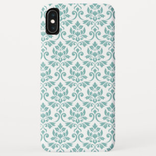 Capa Para iPhone Da Case-Mate Feuille Damask Teal Pattern