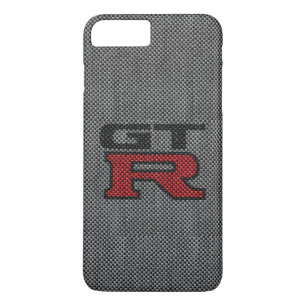 Capa iPhone 8 Plus/7 Plus Fibra Nissan GT-R do carbono