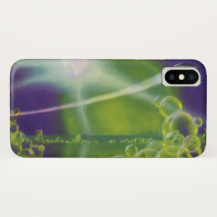 Capa Para iPhone X Ficção Científica Vintage Planeta Bolha Verde Sci