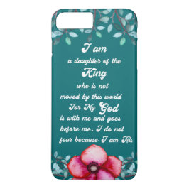 Capa iPhone 8 Plus/7 Plus Filha do rei Cristão Inspirado