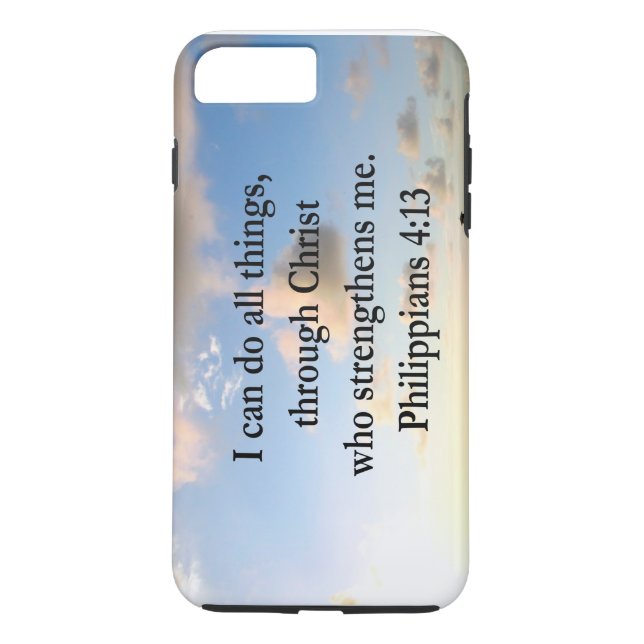 CAPA PARA iPhone, Case-Mate  FILIPIANOS 4:13 ESPERANÇA (Verso)