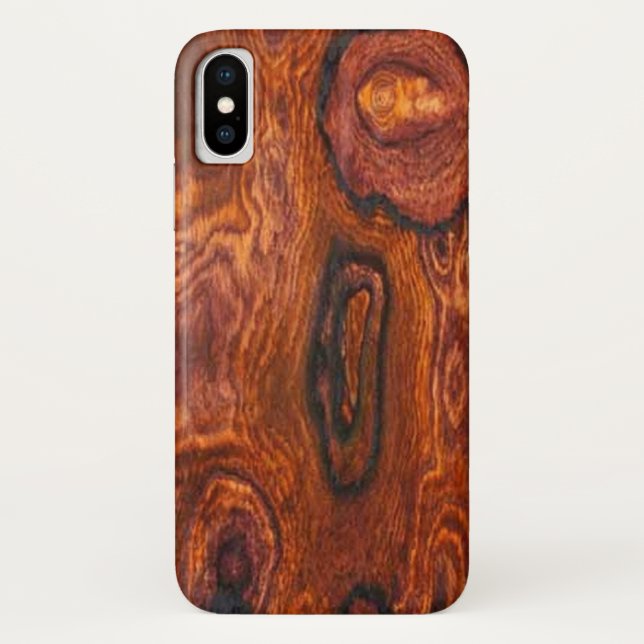 Capa Para iPhone, Case-Mate Fim de Cocorato (madeira) (Verso)