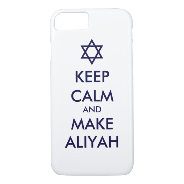Capa Para iPhone, Case-Mate Fique Calmo E Faça Aliyah (Verso)