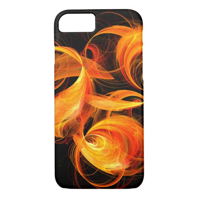 Capa Para iPhone, Case-Mate Fireball Abstrato Art (Verso)