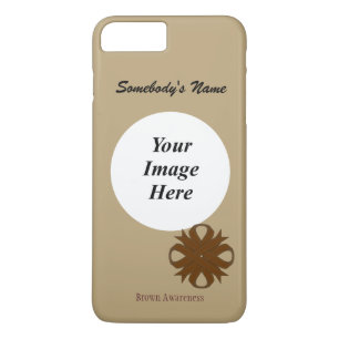 Capa iPhone 8 Plus/7 Plus Fita Tmpl do trevo de Brown por Kenneth Yoncich