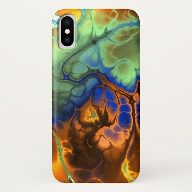 Capa Para iPhone, Case-Mate Flaming Fractal (Verso)