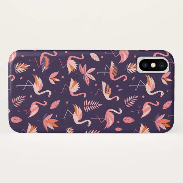 Capa Para iPhone, Case-Mate Flamingo Paradise (Verso (Horizontal))