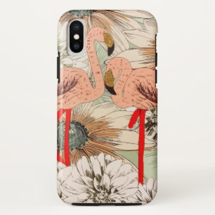 Capa Para iPhone Da Case-Mate Flamingo Pink Floral - Folhas Tropicais Brilhantes