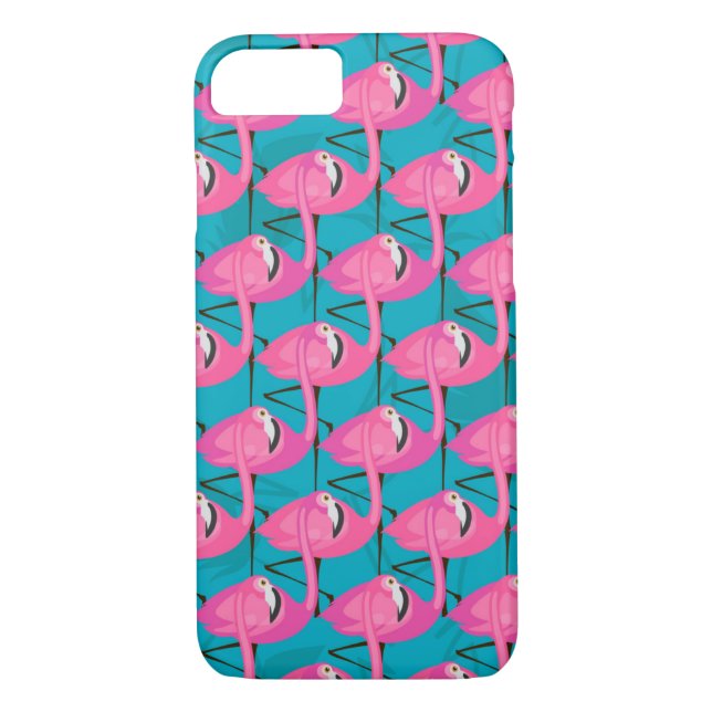 Capa Para iPhone, Case-Mate Flamingos de néon dois (Verso)