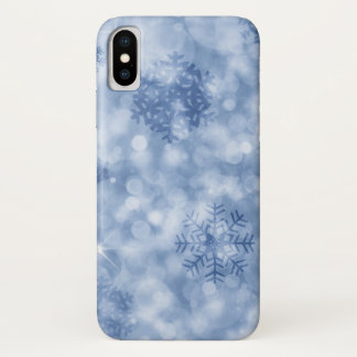 Capa Para iPhone Da Case-Mate Flocos de neve azuis e faíscas