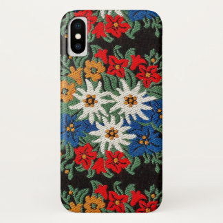 Capa Para iPhone X Flor alpino suíço Edelweiss