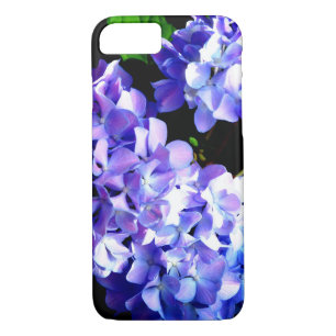 Capa iPhone 8/ 7 Flor azul roxa-brava-brava