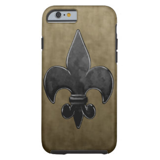 Capa Tough Para iPhone 6 Flor de lis