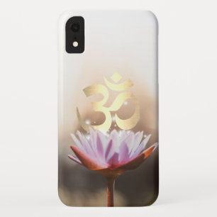 Capa Para iPhone Da Case-Mate Flor de Lotus elegante da ioga & símbolo Dourado