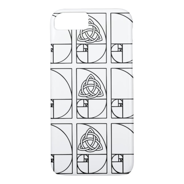 Capa Para iPhone, Case-Mate Flor de vida sagrada geometria triskelion (Verso)