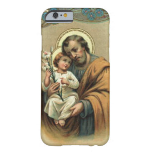 Capa Barely There Para iPhone 6 Flor do lírio de Jesus de St Joseph & de criança
