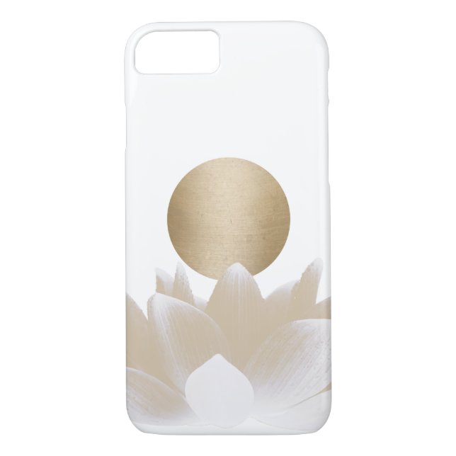 Capa Para iPhone, Case-Mate Flor Dourada de Lotus e Elegante Sun (Verso)