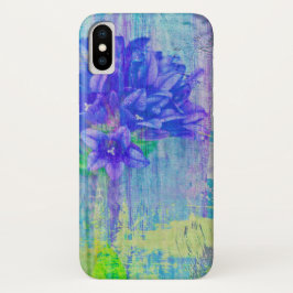 Capa Para iPhone Da Case-Mate Flor em Violeta Azul