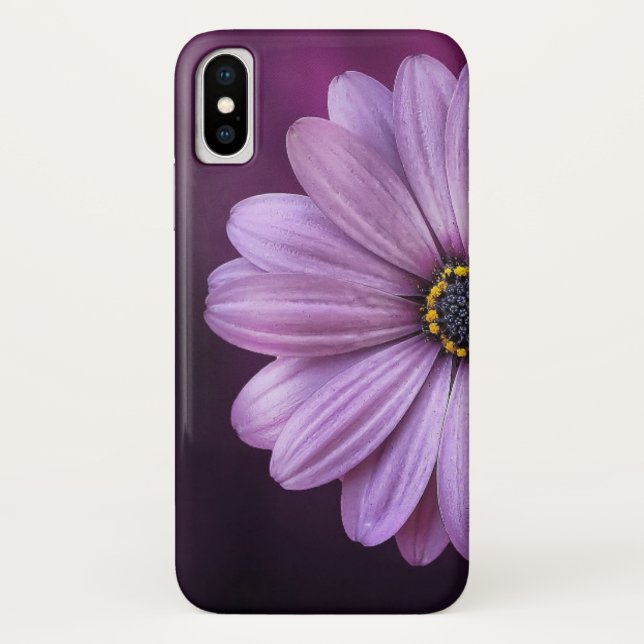 Capa Para iPhone, Case-Mate Flor Roxo no Bloom (Verso)