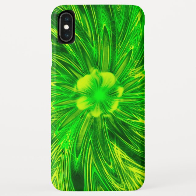 Capa Para iPhone, Case-Mate Flor verde das linhas Abstrato do telefone/iPad (Verso)