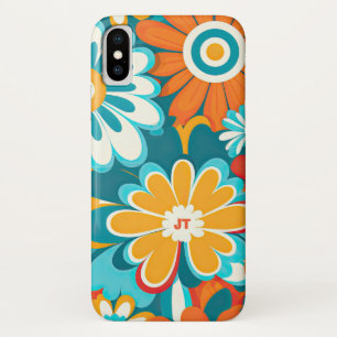 Capa Para iPhone Da Case-Mate Florais Coloridos e Vibrantes Retro dos Anos 70