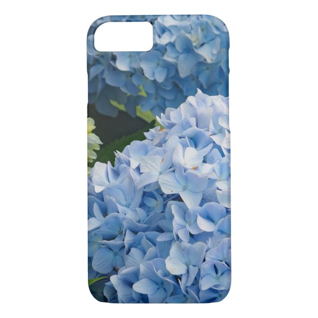 Capa Para iPhone, Case-Mate Floral Blue Hydrangea Foto (Verso)