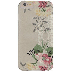 Capa Barely There Para iPhone 6 Plus Floral Cinza e Amarelo