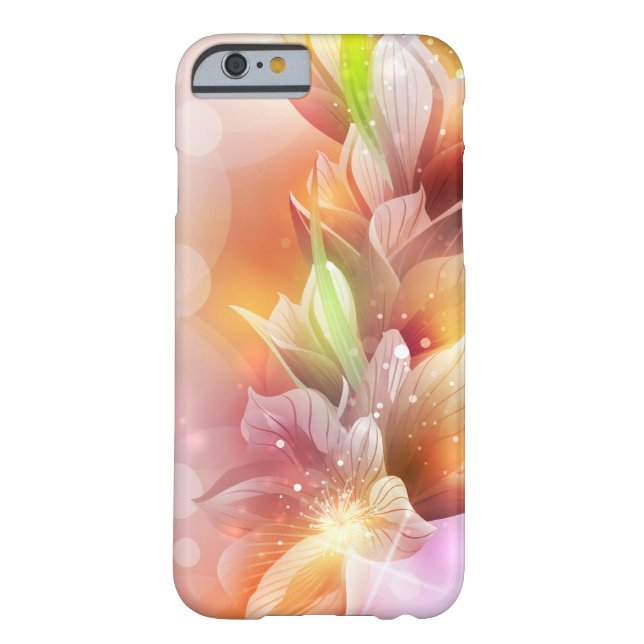 Capa Para iPhone, Case-Mate Floral de Abstrato Sparkly (Verso)