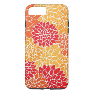 Capa Para iPhone Da Case-Mate Floral de Mod Amarelo e Laranja