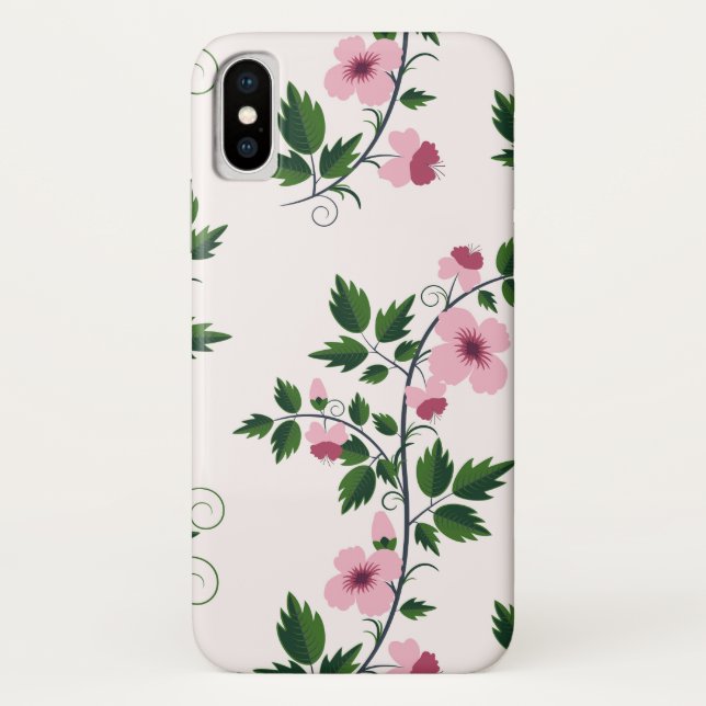 Capa Para iPhone, Case-Mate Floral Rosa (Verso)