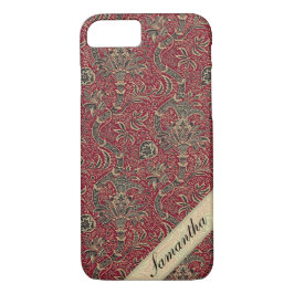 Capa iPhone 8/ 7 Floral Vintage Pattern Monograma Design