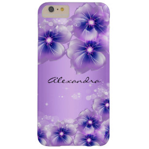 Capa Barely There Para iPhone 6 Plus Flores bonito Purple Lilac