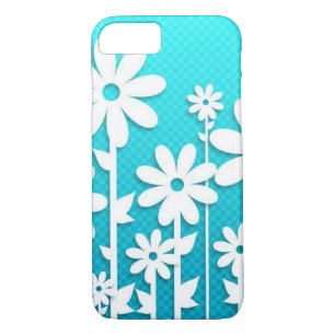 Capa iPhone 8/ 7 Flores brancas