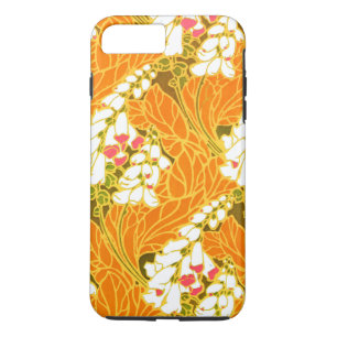 Capa Para iPhone Da Case-Mate Flores brancas em forma de células Séguy's Art Nou