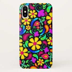 Capa Para iPhone Da Case-Mate Flores Coloridas Brilhantes iPhone X Case