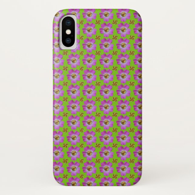 Capa Para iPhone, Case-Mate Flores com pontos dourados (Verso)
