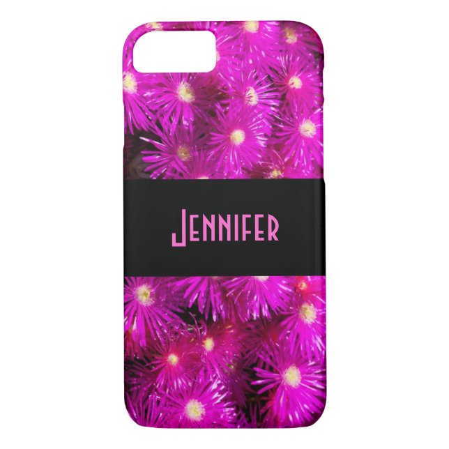 Capa Para iPhone, Case-Mate Flores de Aster Rosa (Verso)