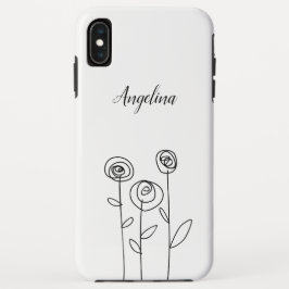 Capa Para iPhone Da Case-Mate Flores de Desenho Mínimo Fácil