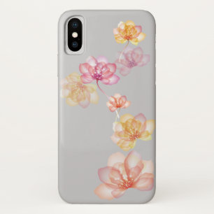 Capa Para iPhone Da Case-Mate flores de lótus na cinza