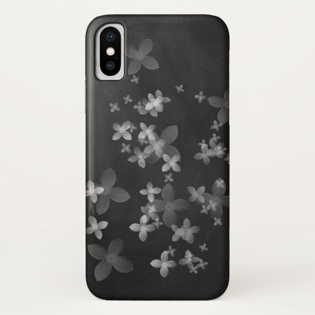 Capa Para iPhone, Case-Mate flores de lousa (Verso)