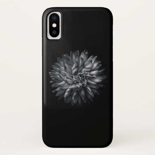 Capa Para iPhone, Case-Mate Flores De Quintal A Preto E Branco 20 (Verso)