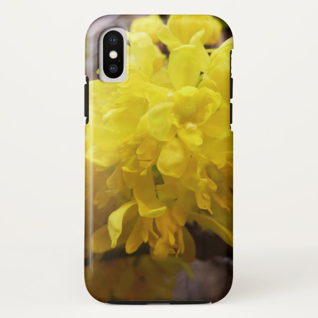 Capa Para iPhone, Case-Mate Flores de Uvas do Oregon Flores Amarelas (Verso)