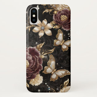 Capa Para iPhone Da Case-Mate Flores e Borboletas Belos Gems Dreamscape