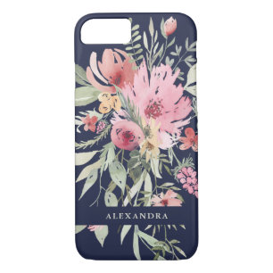 Capa Para iPhone Da Case-Mate Flores florais da aguarela do primavera com seu