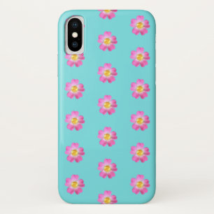 Capa Para iPhone X Flores incríveis com centro dourado