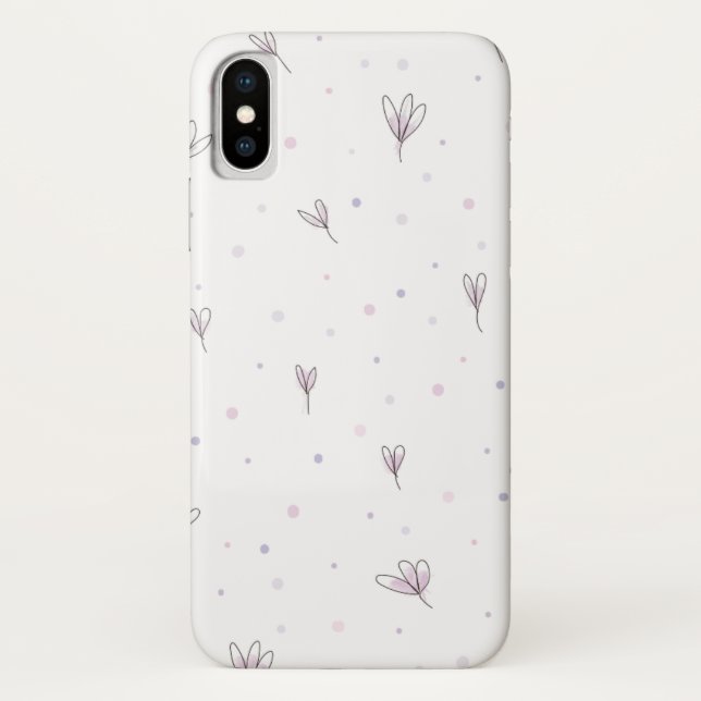 Capa Para iPhone, Case-Mate Flores Lilac (Verso)