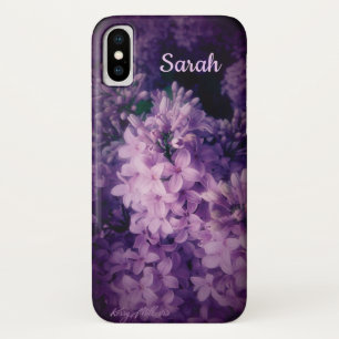 Capa Para iPhone Da Case-Mate Flores Lilás Roxas Elegantes