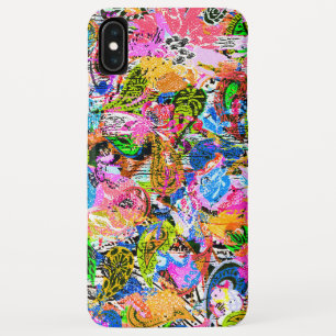 Capa Para iPhone Da Case-Mate Flores misturadas de paisley do abstrato colorido
