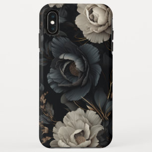 Capa Para iPhone Da Case-Mate Flores Pretas e Brancas